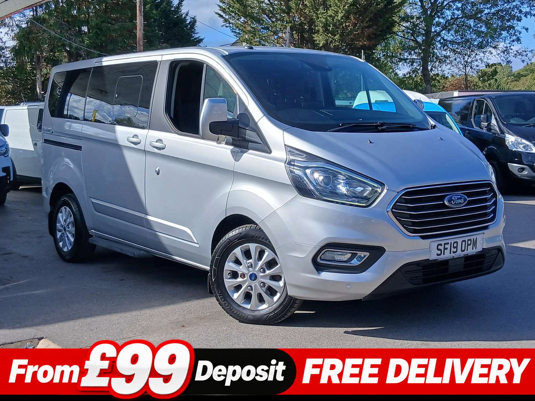 Ford Tourneo Custom 2.0 320 EcoBlue Titanium Minibus Double Cab 5dr Diesel Auto L1 Euro 6 (s/s) (130 ps)