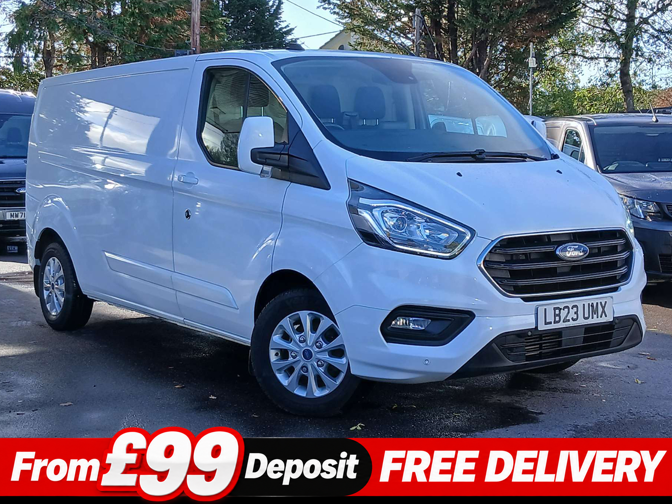 Ford Transit Custom 300 EcoBlue Limited Panel Van 2.0 Manual Diesel LB23 UMX
