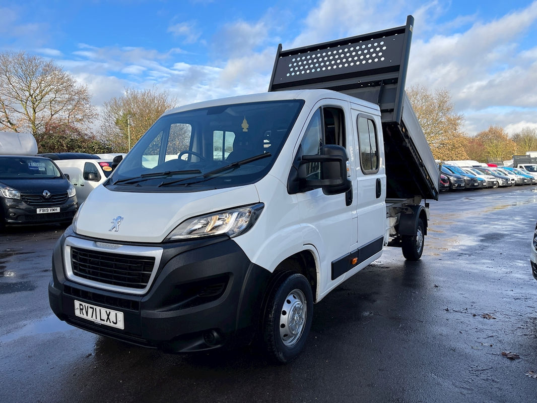 PEUGEOT BOXER DOUBLE CAB TIPPER thumbnail 3