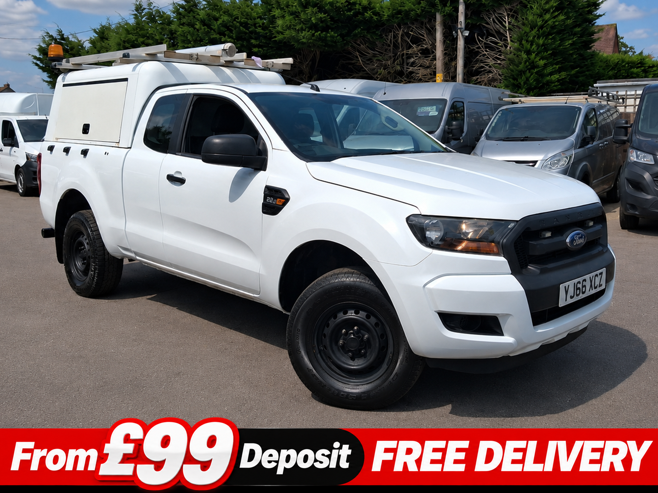 Ford Ranger 2.2 TDCi XL Pickup Double Cab 4dr Diesel Manual 4WD Euro 6 (s/s) (Eco Axle) (160 ps) 2.2 4dr Pickup Manual Diesel - Image 1