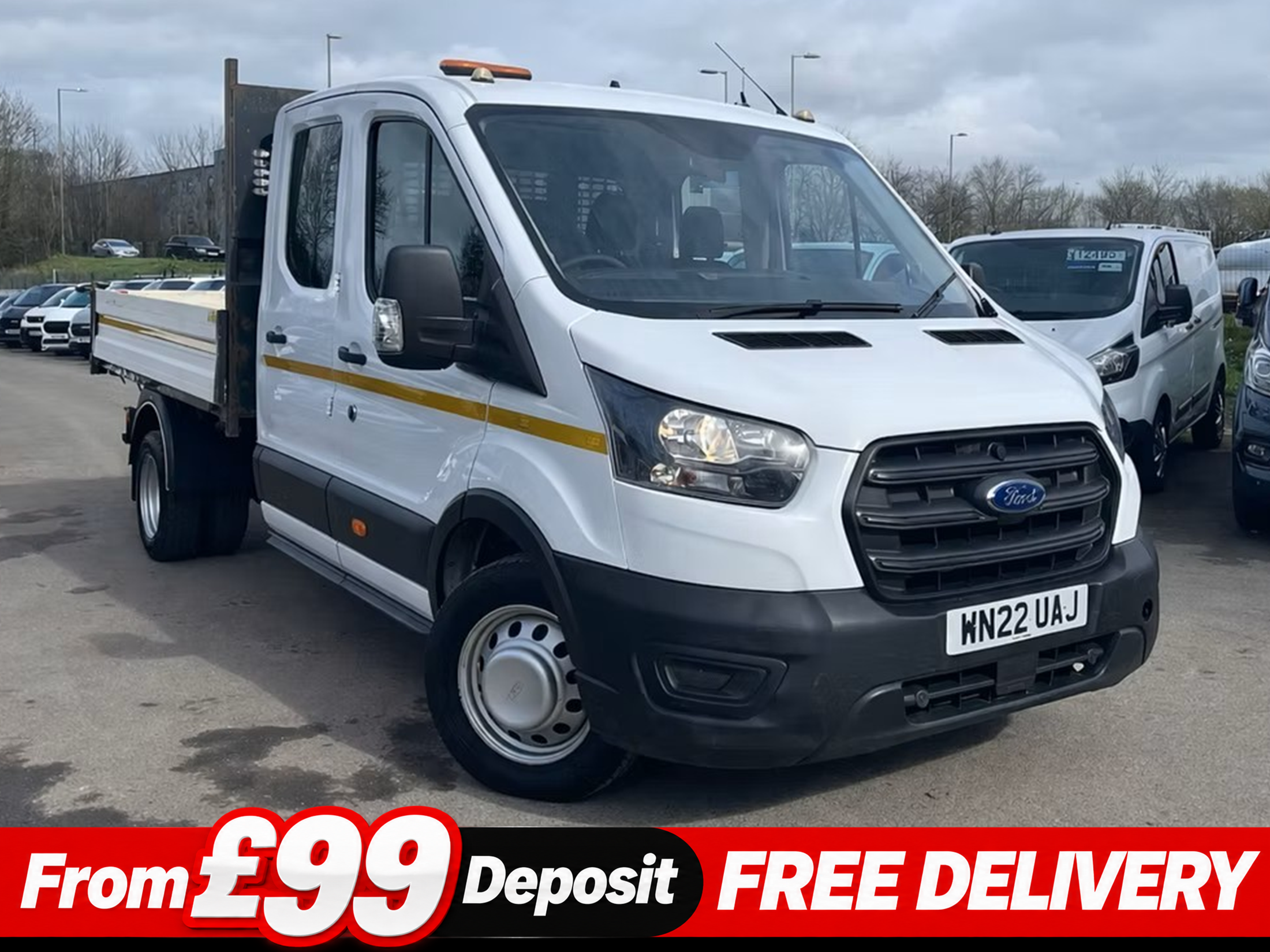 Ford Transit 350 EcoBlue TIPPER WN22 UAJ