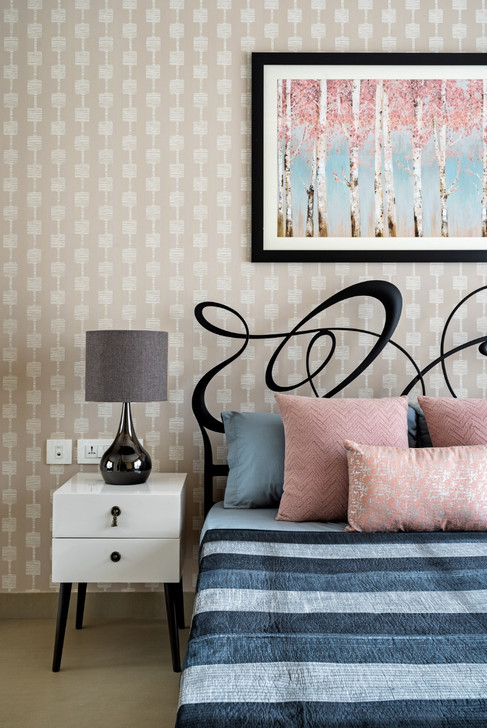 Guest Bedroom interiors Mid-Century Mode