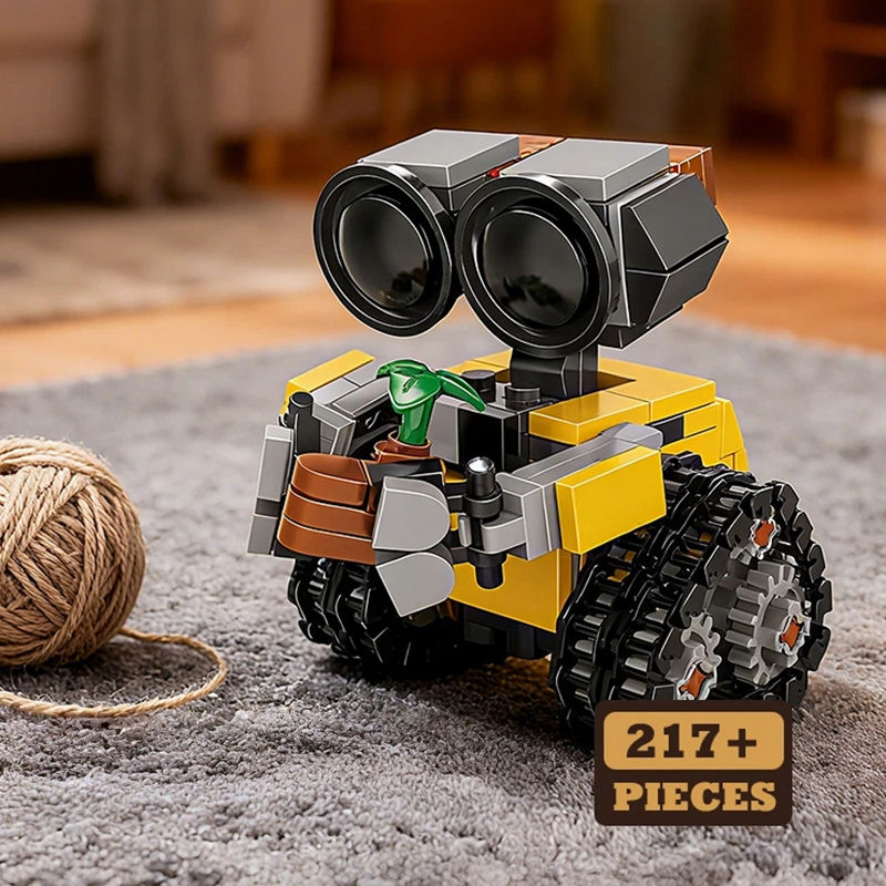 Mini Robot Building Block Kit – 217 Pieces | Creative DIY Construction Set