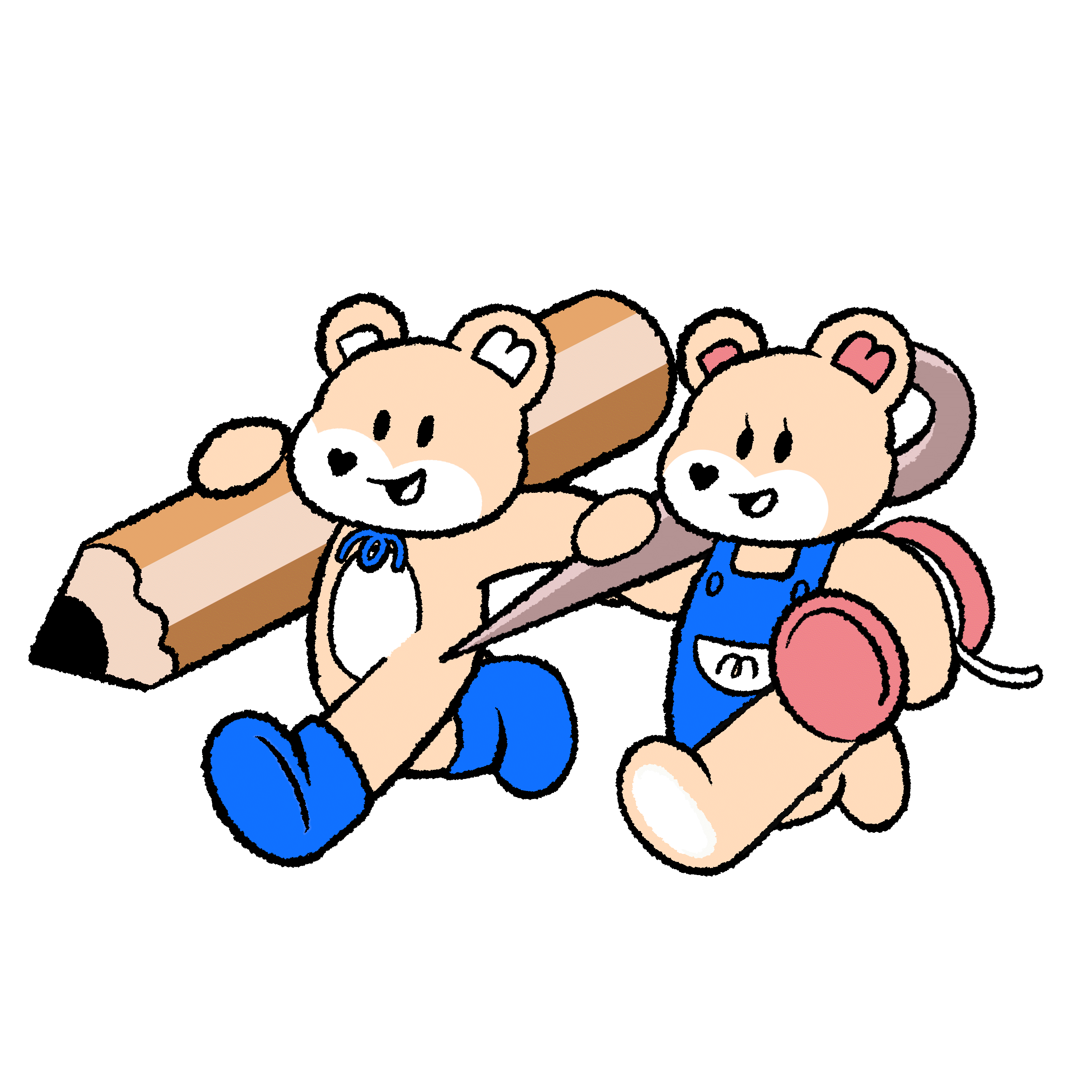 Character Line Sticker Design