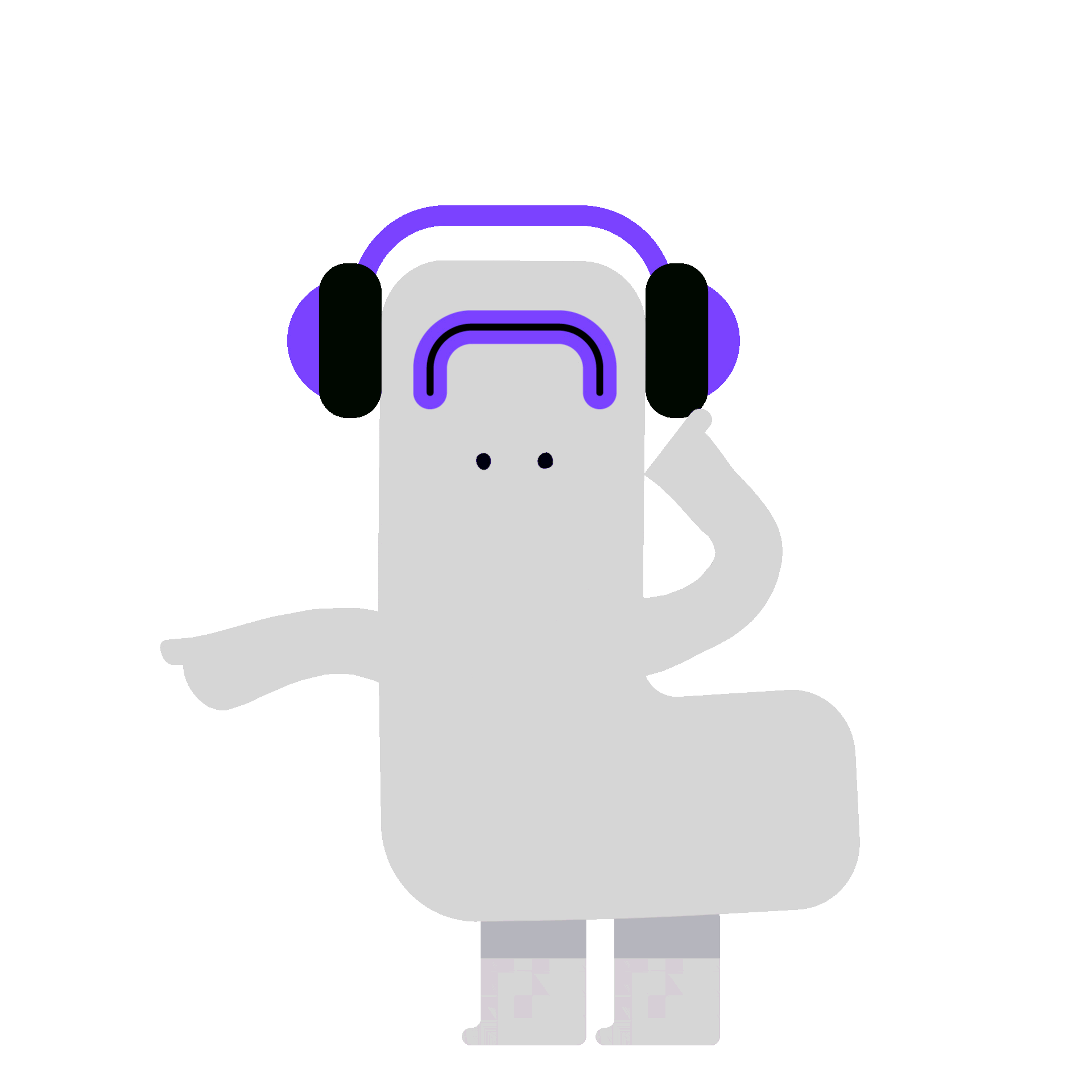 character 2D motion graphic animate