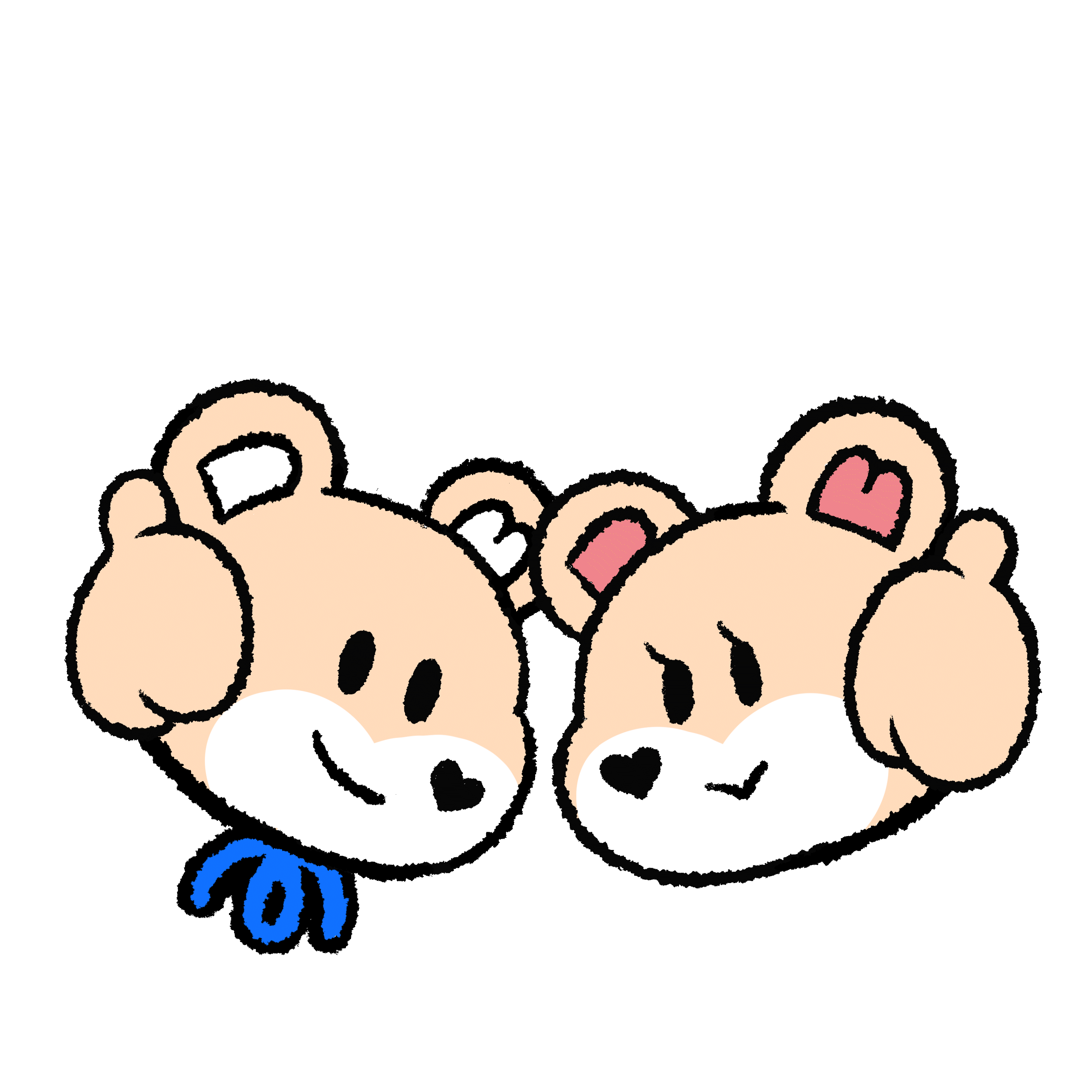 Character Line Sticker Design