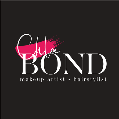 Chloe Bond's logo design using a classic serif font, hand written font and brush mark detail created by Design by Pie, Freelance Graphic Designer, North Devon