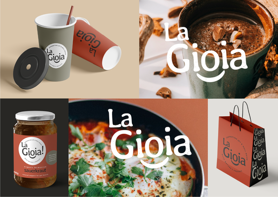 A set of food, product and drink images using the brand as the focus