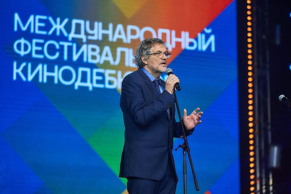 Emir Kusturica durante il festival Spirito del fuoco