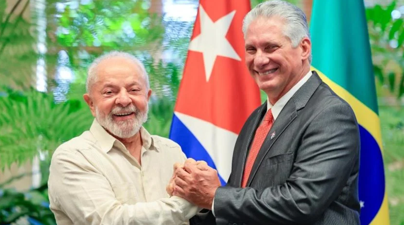 Lula, Miguel Diaz-Canel Cuba, Brasile