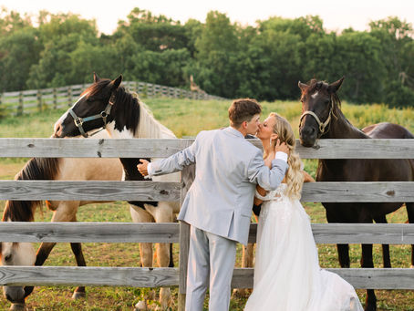The Cloern's Bright + Bold Summer Wedding