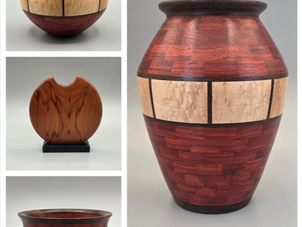 PICTURES OF THE WEEK: Woodturning by Master Craftsman, Dave Clausen, Exhibits Year-Round at Blue Moon Gallery in Grayslake, IL