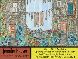 3/15/2026 Don't Miss Jennifer Hauser's Whimsical Art Opening Reception in Chicago, IL