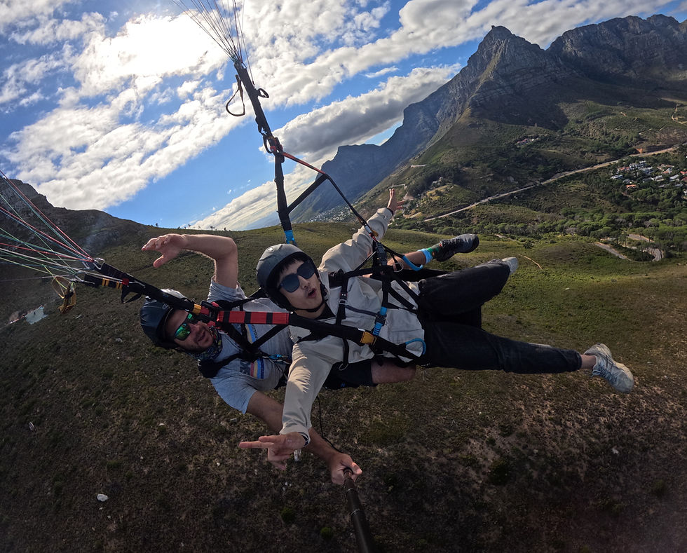 Tandem paragliding Cape Town
