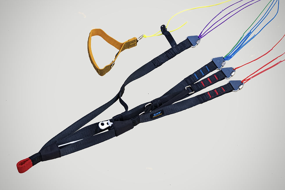 Thumbnail: Aya 2 paraglider risers - Sky Safari Paragliding School