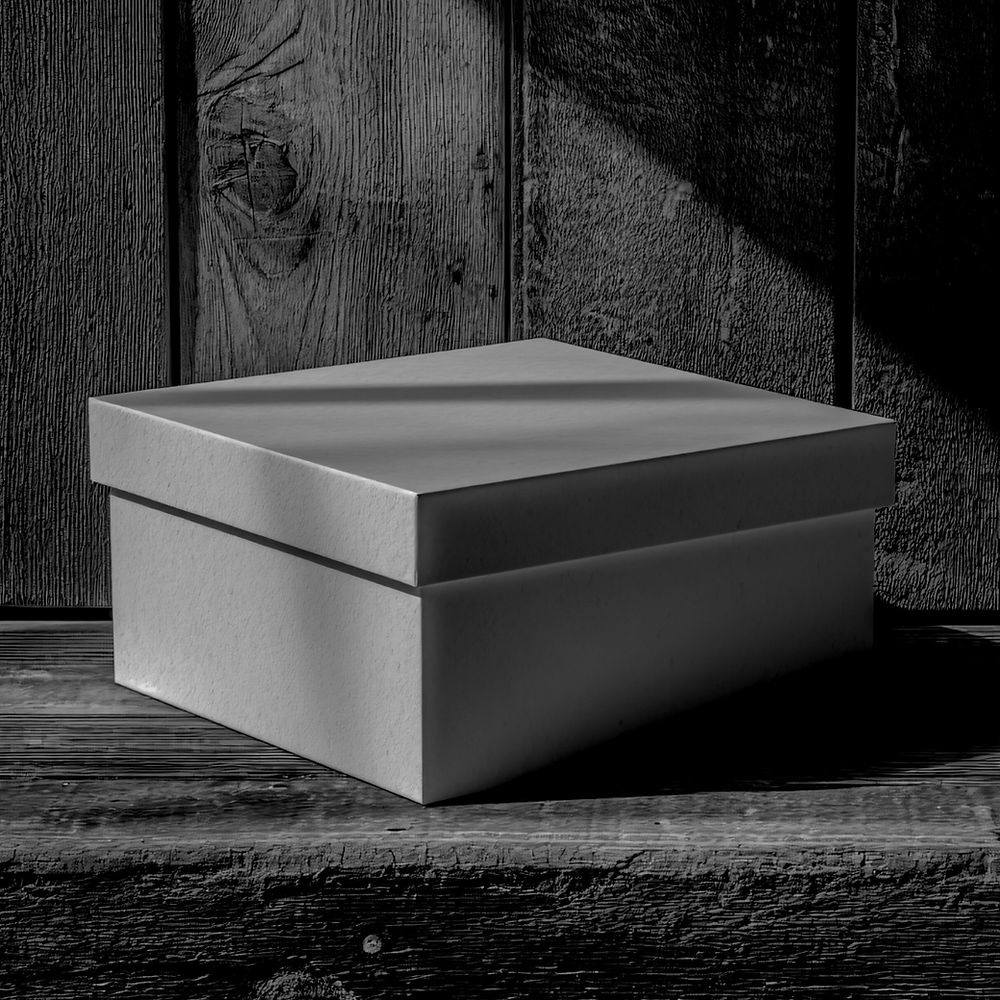 In a box