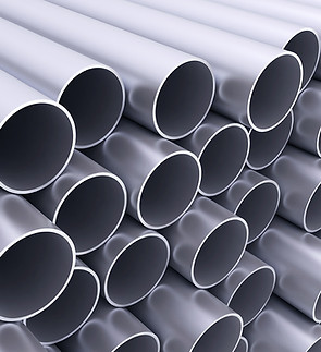 Stacked Metal Pipes