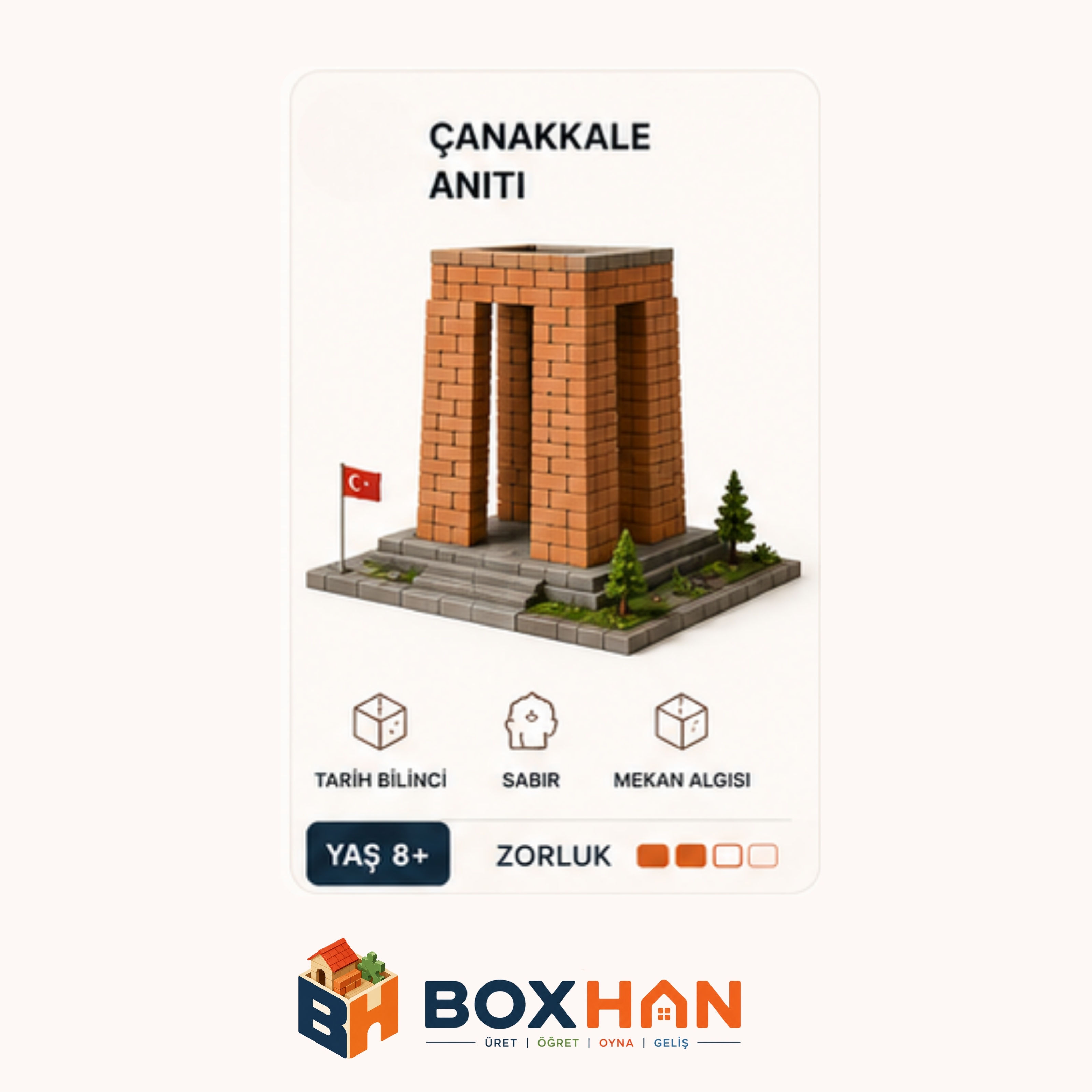 Boxhan Çanakkale Anıtı Seti