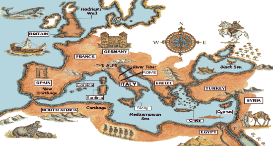 roman empire at height of power