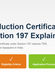 How a Lower Deduction Certificate Works Under Section 197