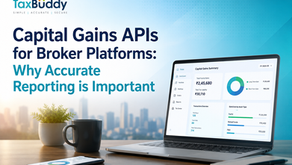 Capital Gains APIs for Broker Platforms: Why Accurate Reporting is Important