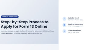Step-by-Step Process to Apply for Form 13 Online