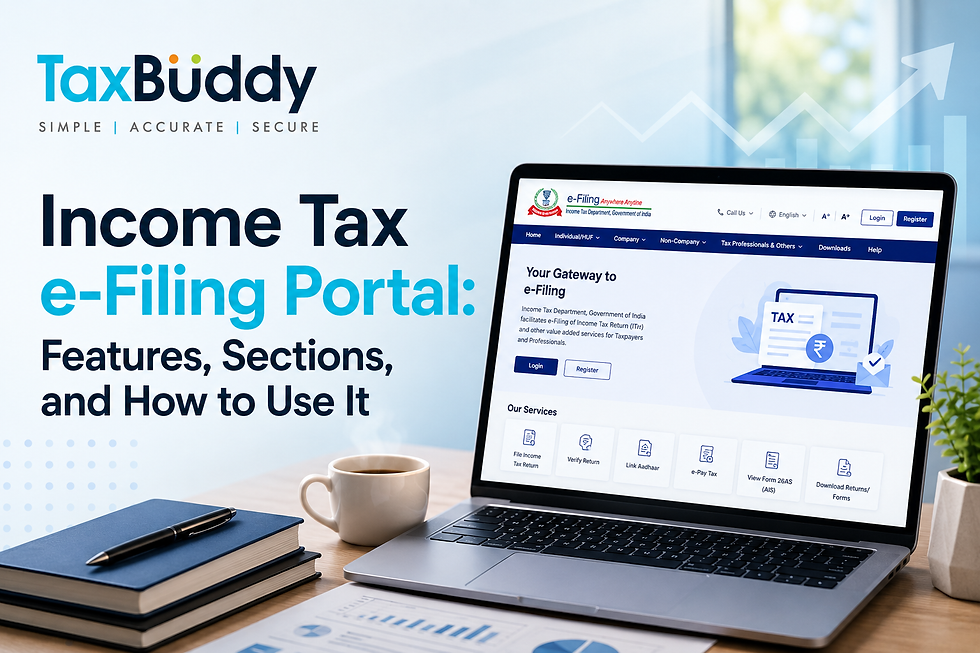 Income Tax e-Filing Portal: Features, Sections, and How to Use It