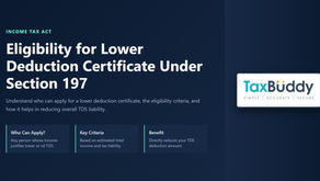 Who Is Eligible to Apply for a Lower Deduction Certificate