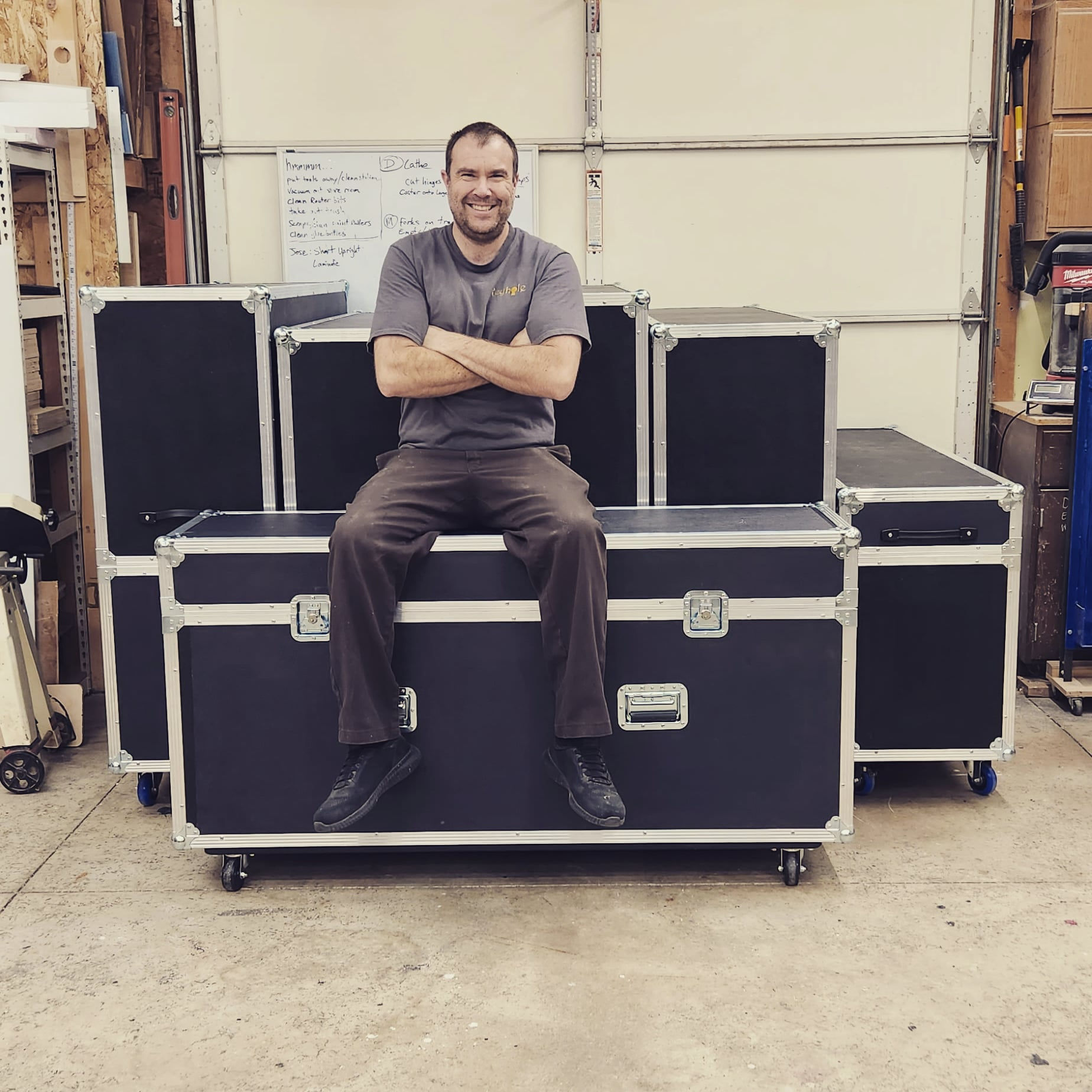 60-inch Road Cases for TurnKey Estimate