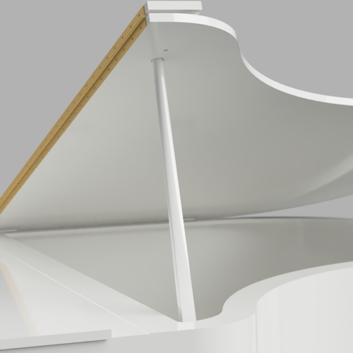 Lid Prop 20 Keyhole Piano Shells