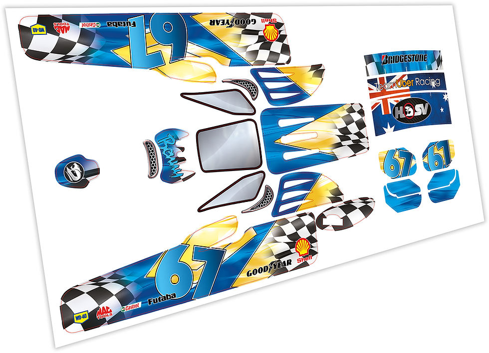 Thumbnail: Baja 5b Grafil/Tango - Custom Wrap Design Print Service
