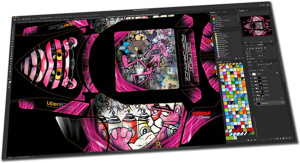 Thumbnail: Baja Kraken v1 Shell Class 1 - Custom Wrap Design & Print Service