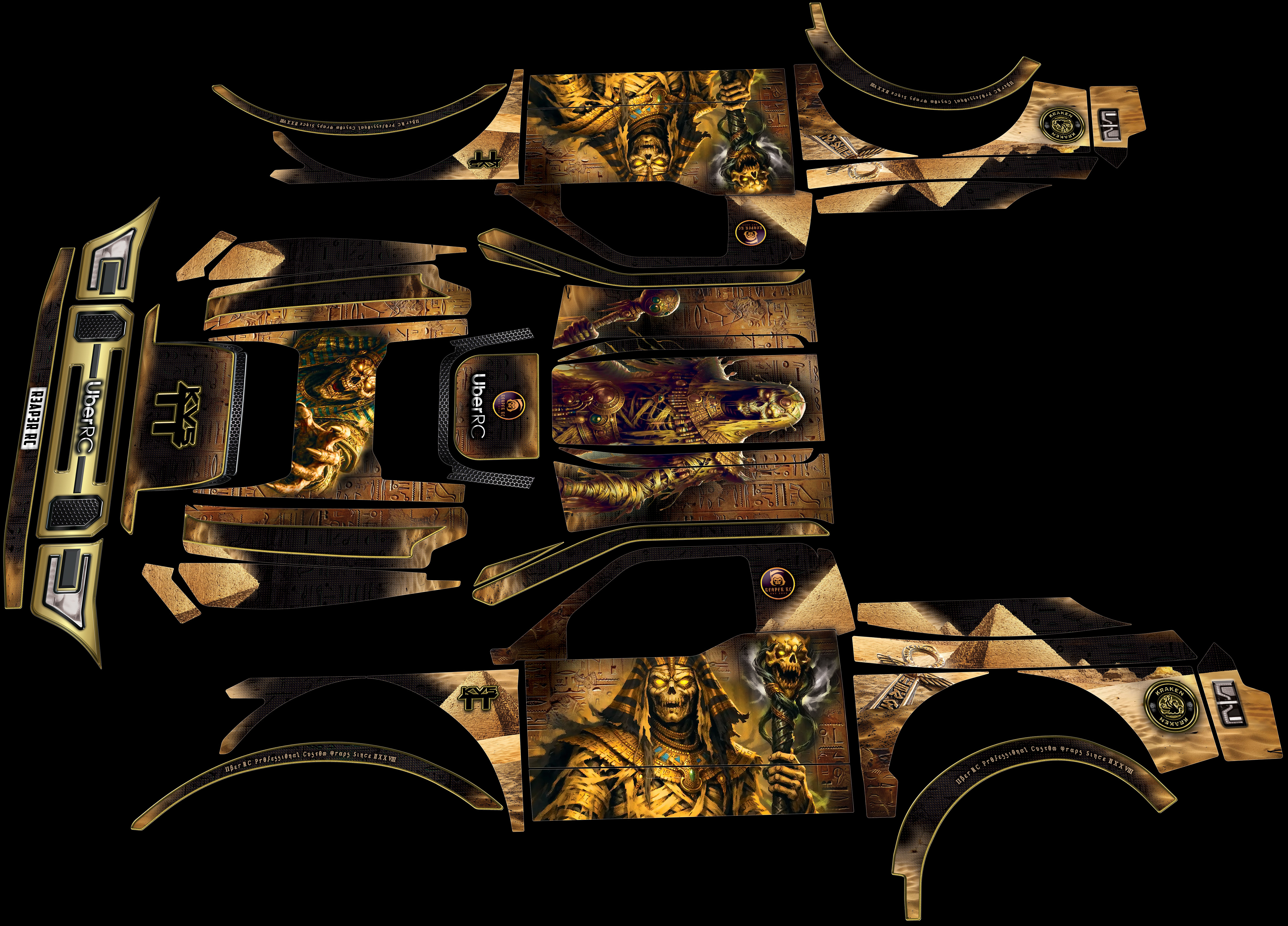 Kraken KV5TT - Custom Wrap Design and Print Service