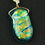 Thumbnail: Aqua Golden Ripple Medium Pendant