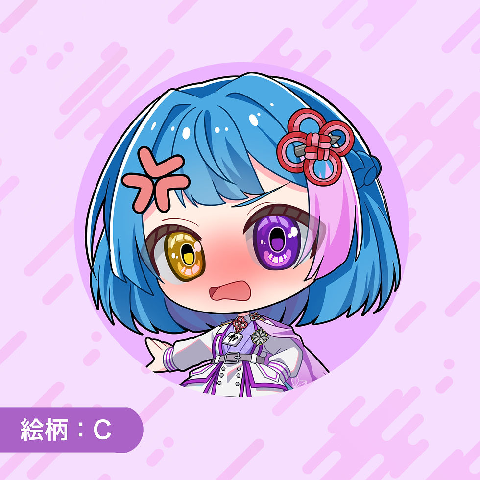 サムネイル： VTuber『アリーザ・レイ』｜缶バッチ