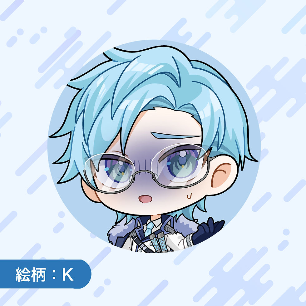 サムネイル： VTuber『氷叢双馬』｜缶バッチ