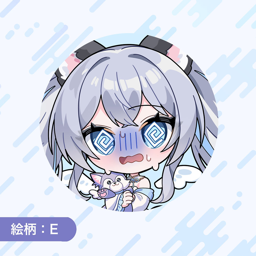 サムネイル： VTuber『白羽あくあ』｜缶バッチ