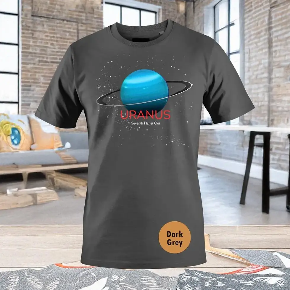Thumbnail: Planet Uranus T-Shirt: Sci-Fi Space Tee