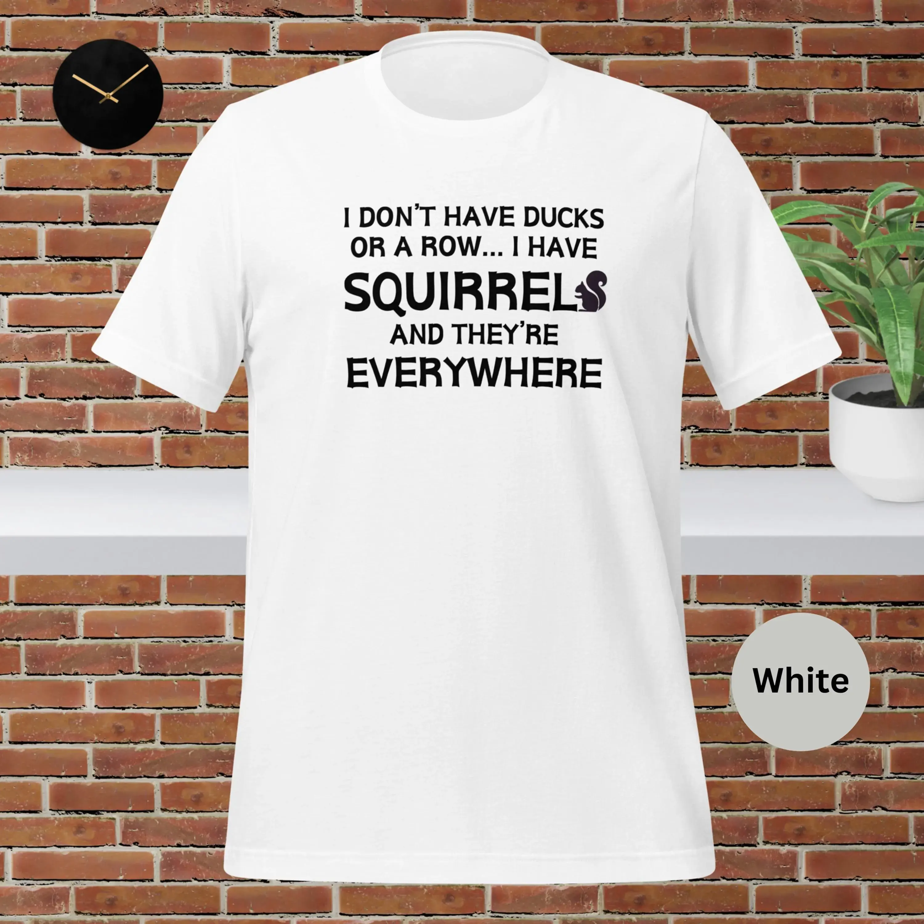 Funny Squirrels Graphic Tee - Disorganized Humor Unisex T-Shirt