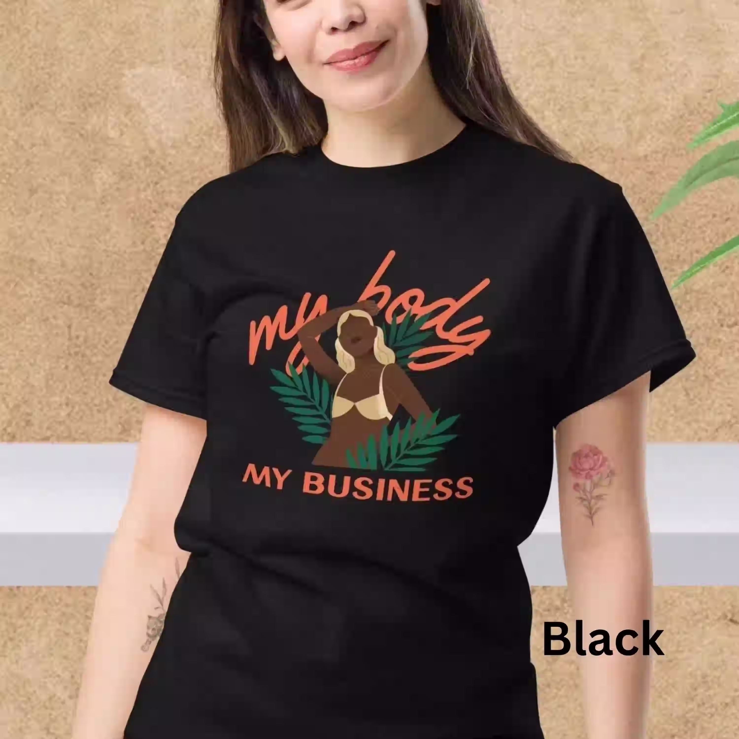 My Body My Business Graphic Tee: Activist Shirt