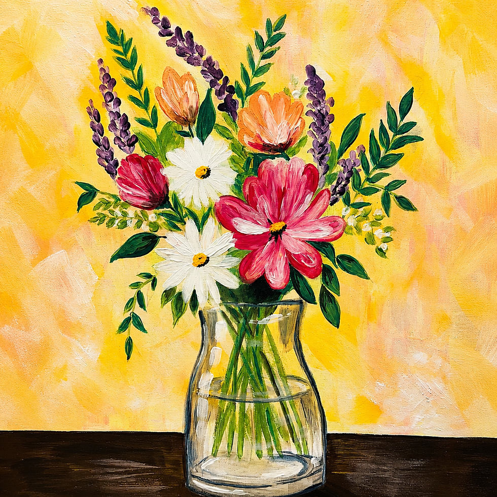 Drunk Flowers Paint & Sip