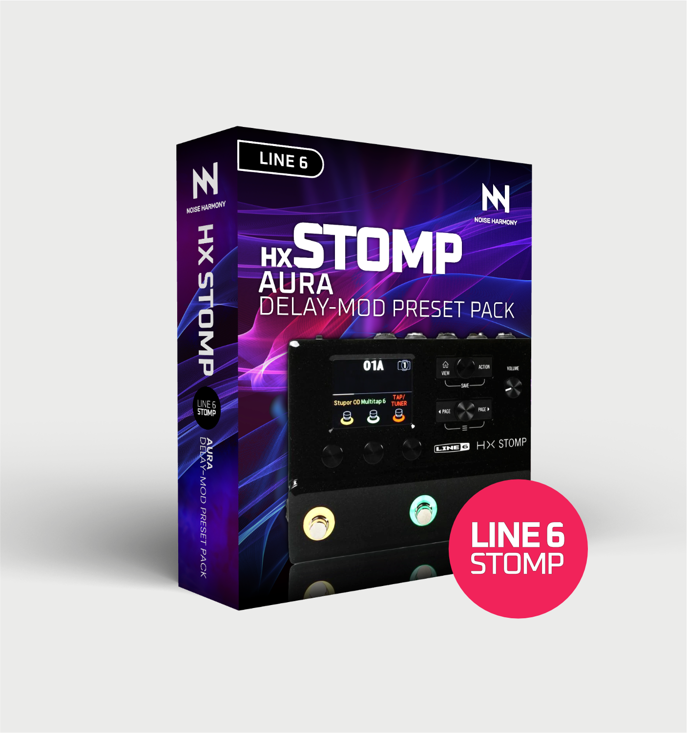 Line 6 HX Stomp | 12 Delay/Mod Presets | "Aura"