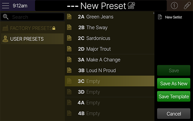 Line 6 Helix Stadium User Presets