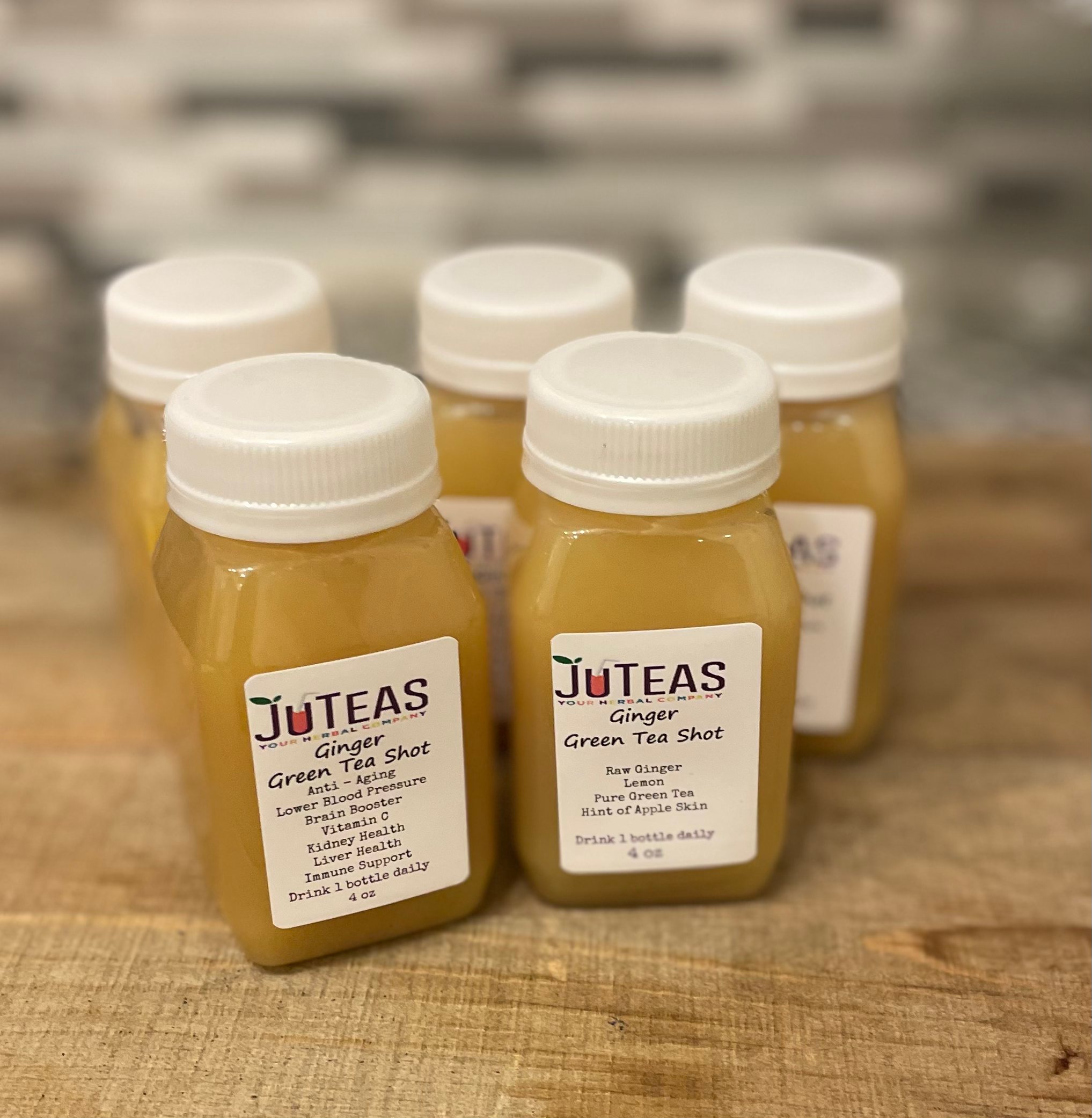 Ginger Green Tea Shot | 4 oz