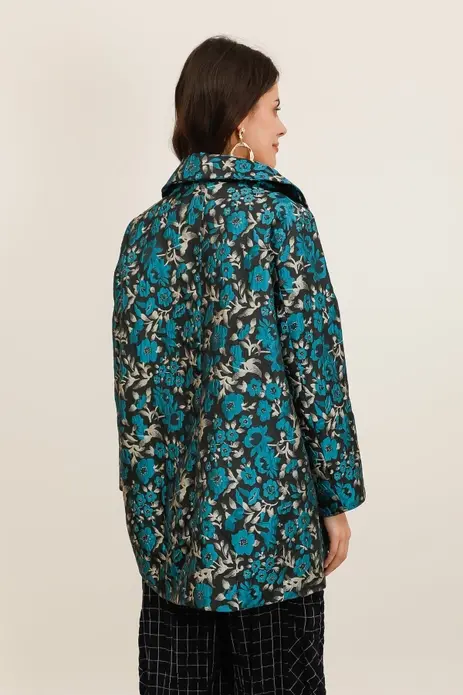 Μικρογραφία: Σακακι μπροκαρ φλοραλ  oversized
