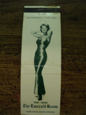 Emerald Room Matchbook Cover
