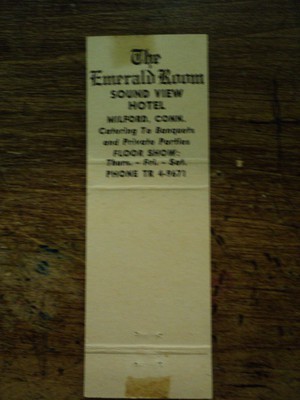 Emerald Room Matchbook Cover 2