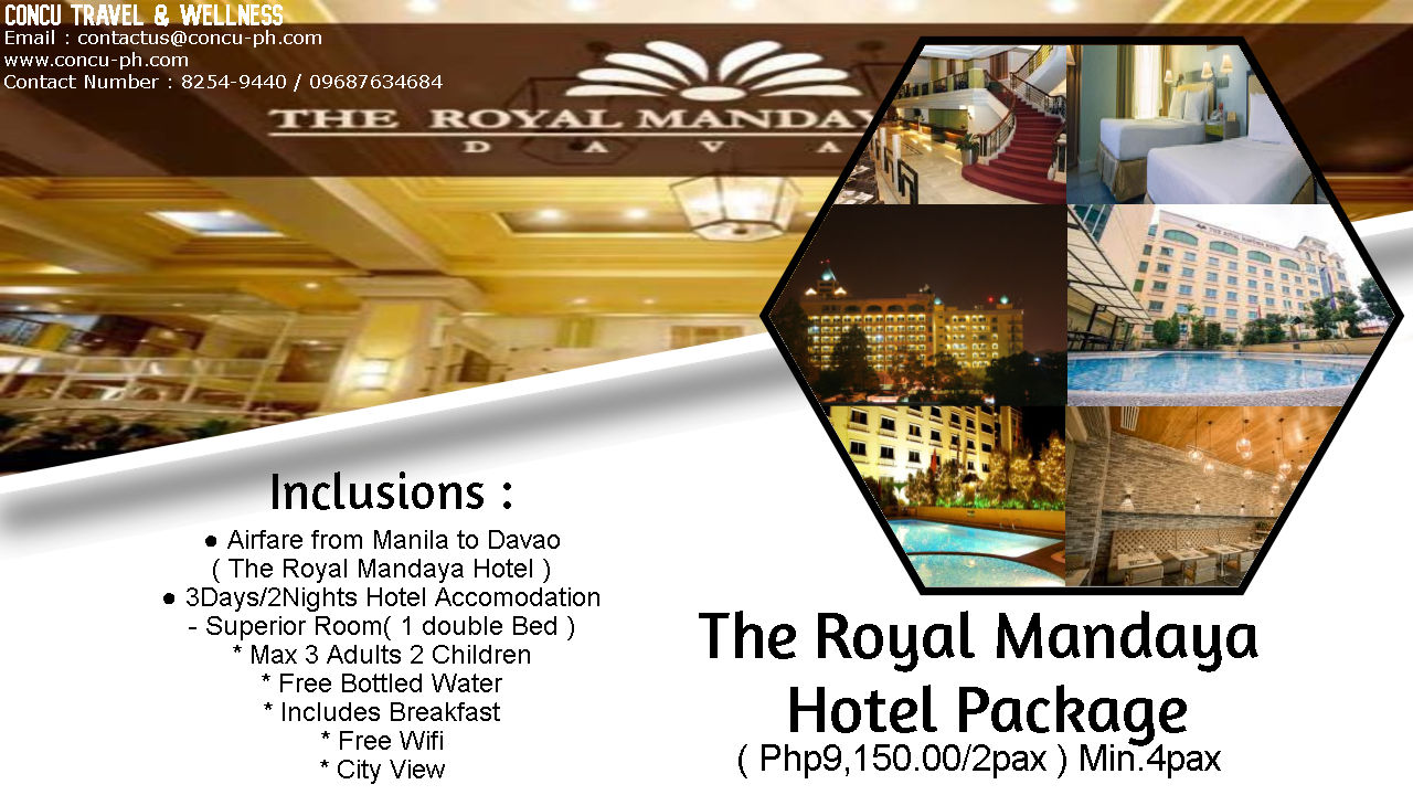 The Royal Mandaya Hotel Package
