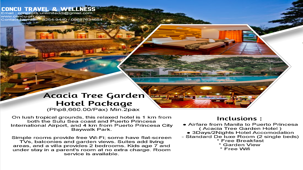 Acacia Tree Garden Hotel Package