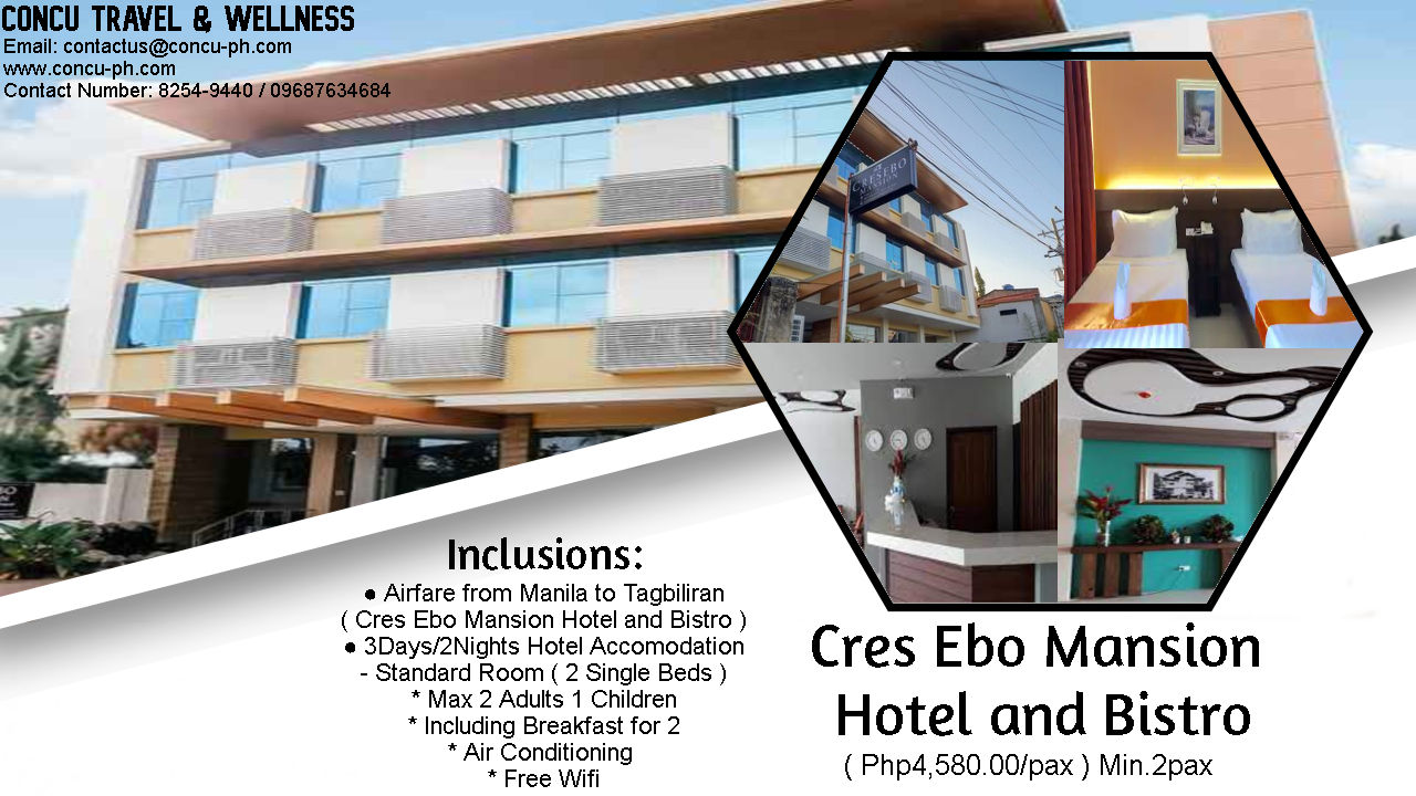 Cres Ebo Mansion Hotel and Bistro Package